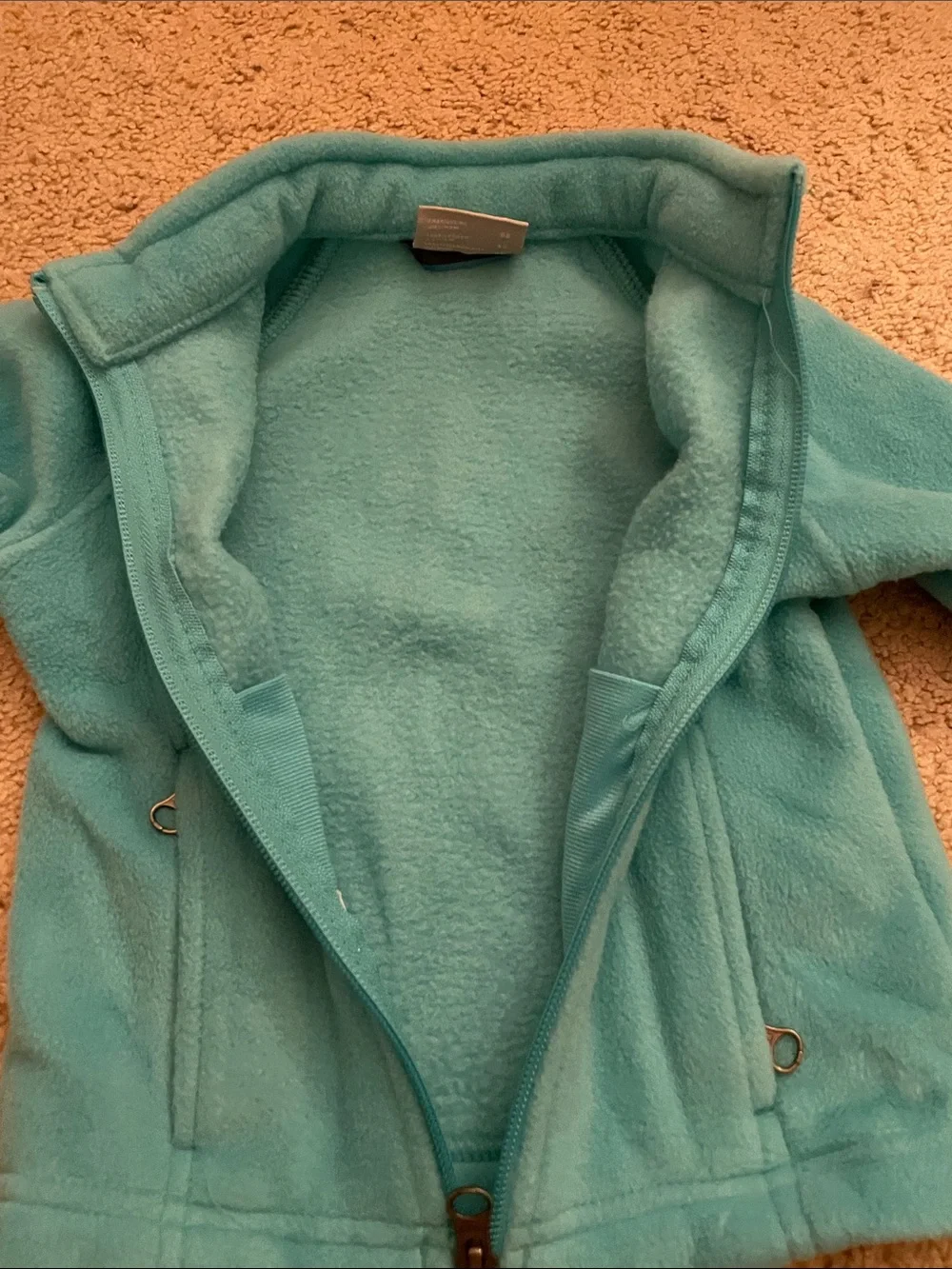 Columbia Girls' Teal Full-Zip Fleece Jacket